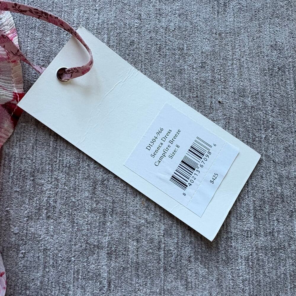 NWT LoveShackFancy Seneca Silk Dress - Picture 7 of 7